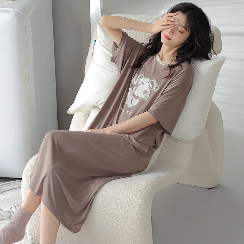 MADALLO Nightgown Women's Rose Brown-6