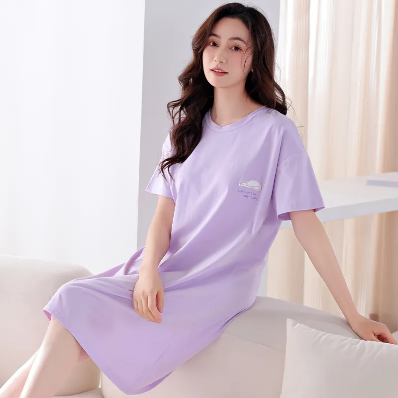 MADALLO Nightgown Women's Violet-3