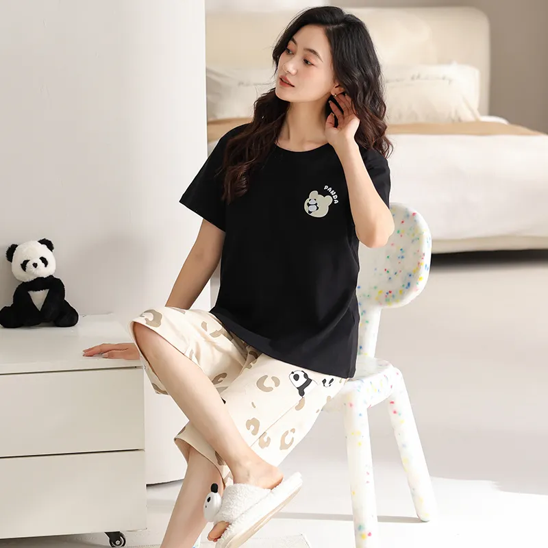 MADALLO Pajama Set Women's Black-7