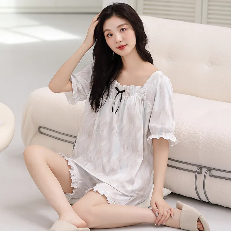 MADALLO Pajama Set Women's White-4