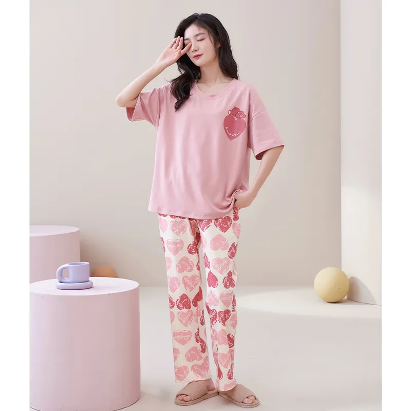 MADALLO Pajama Set Women's Peach-3