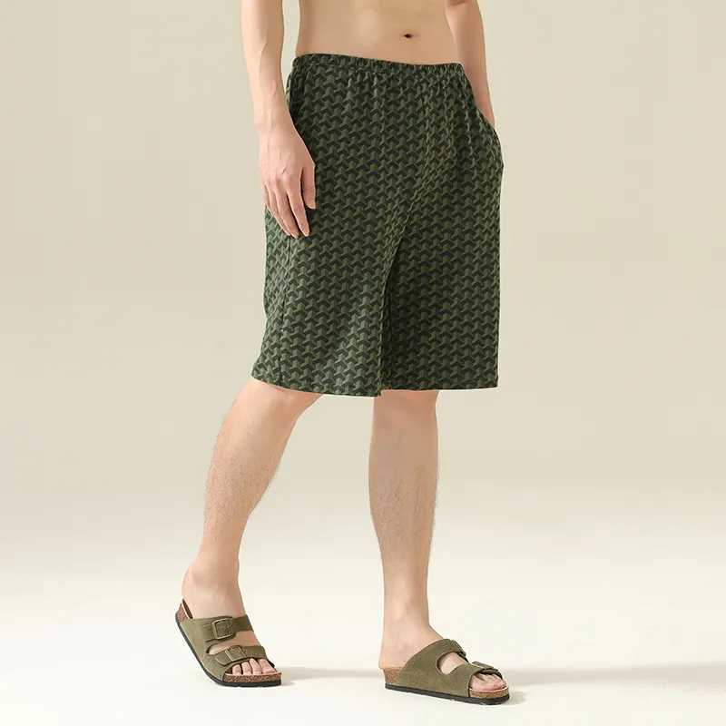 MADALLO Pajama Pants Men's Green-3