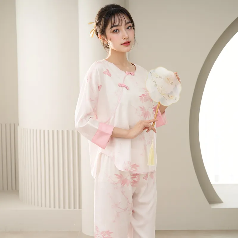 MADALLO Pajama Set Women's Light Pink-5