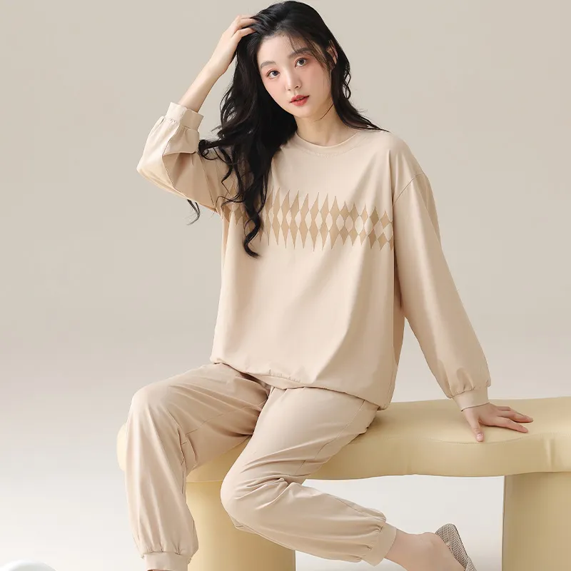 MADALLO Pajama Set Women's Tea Brown-3