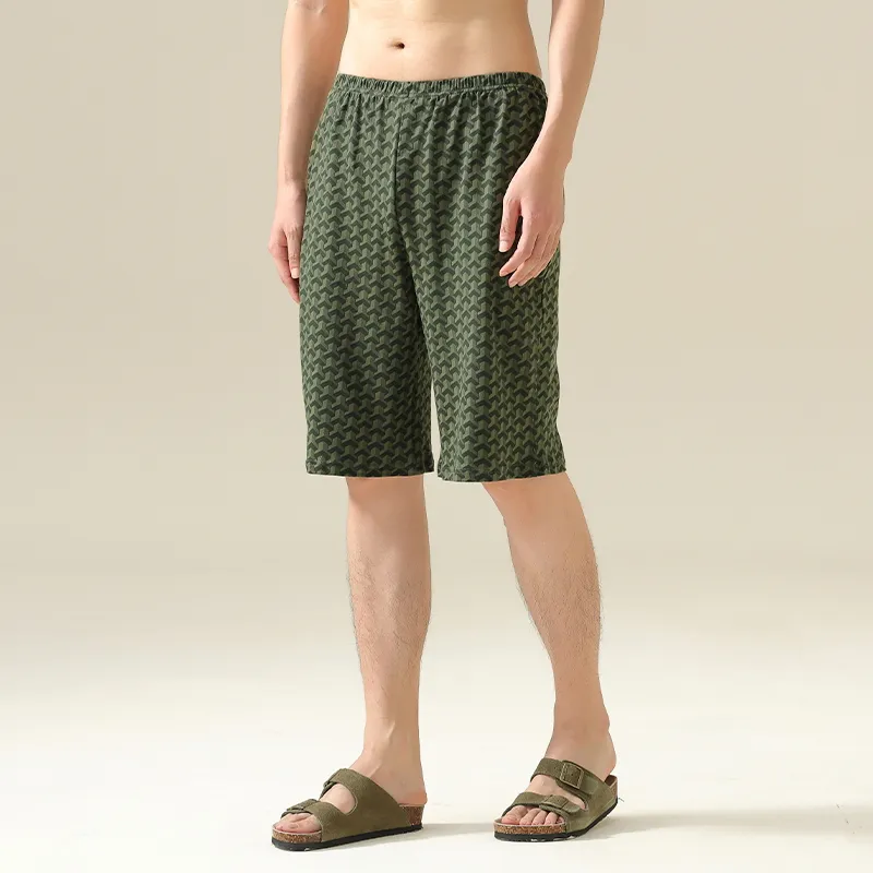 MADALLO Pajama Pants Men's Green-2