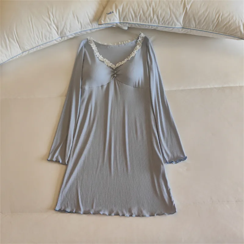 MADALLO Women's Nightgowns-29