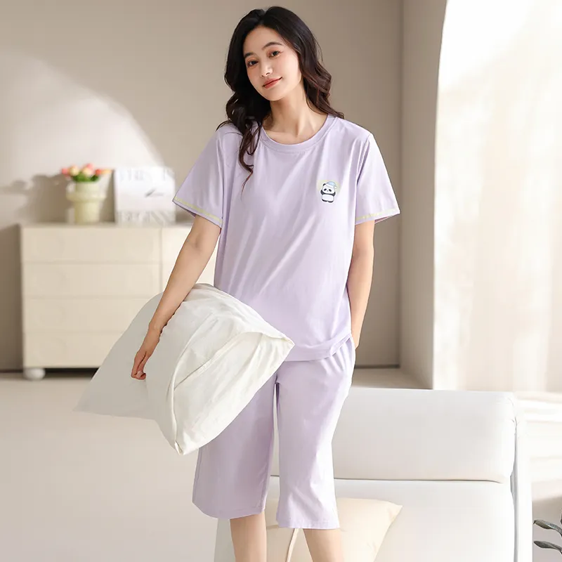 MADALLO Pajama Set Women's Light Purple-3