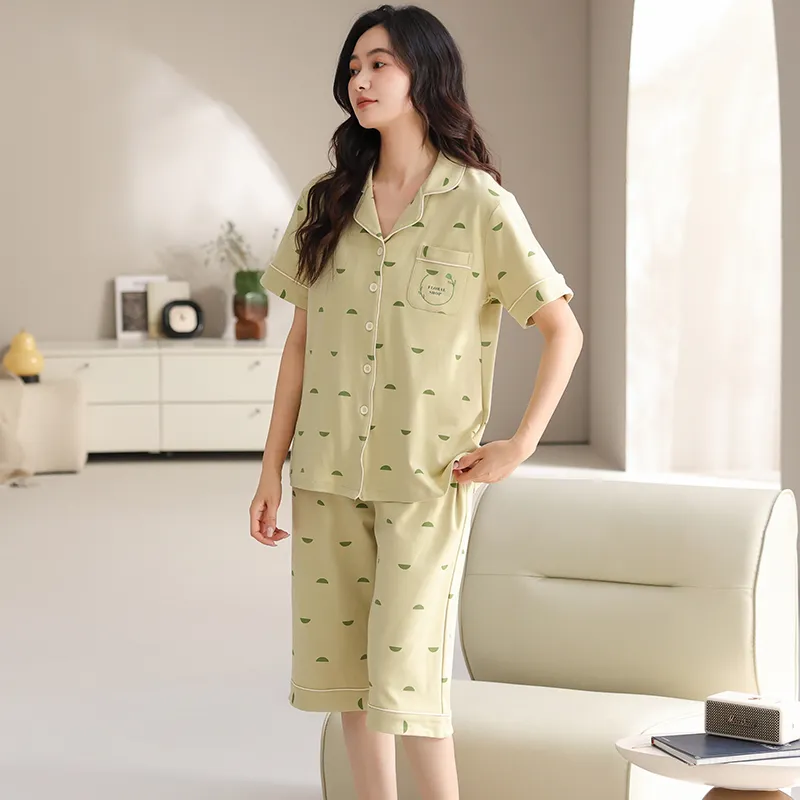 MADALLO Pajama Set Women's Light Green-2