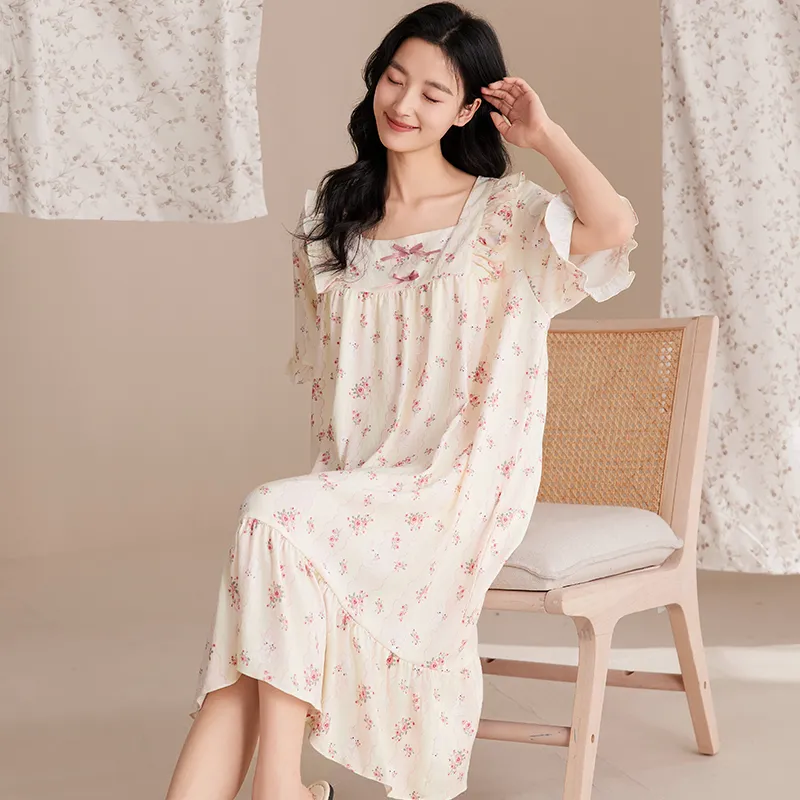 MADALLO Women's Nightgowns-4