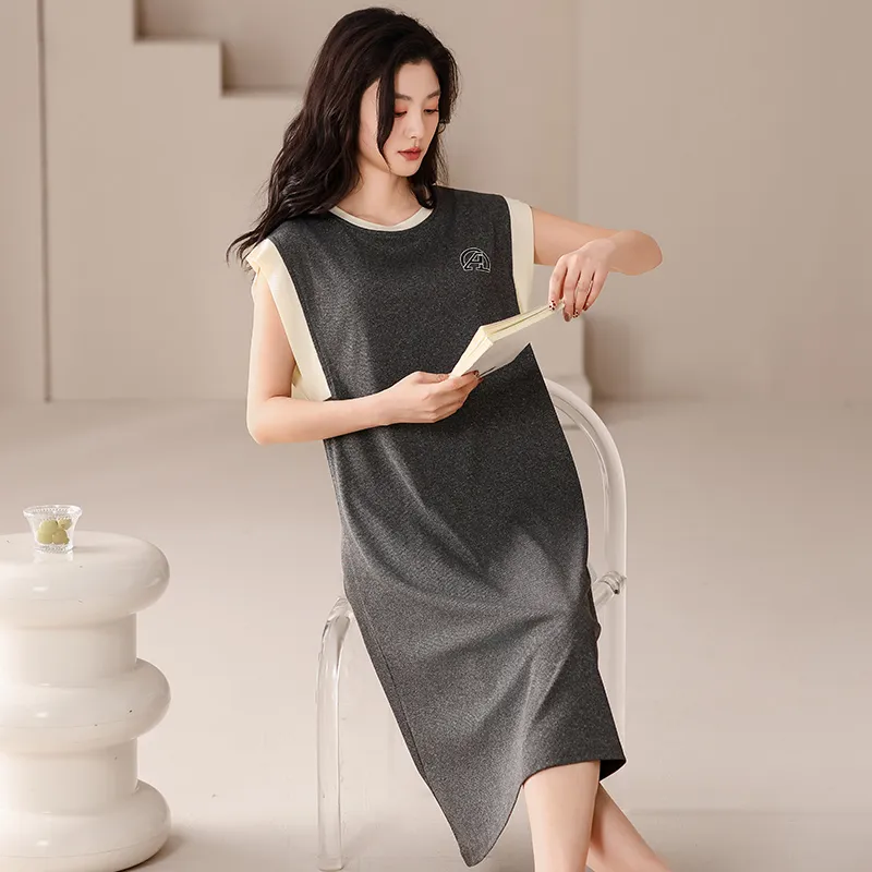 MADALLO Nightgown Women's Dark Gray-4
