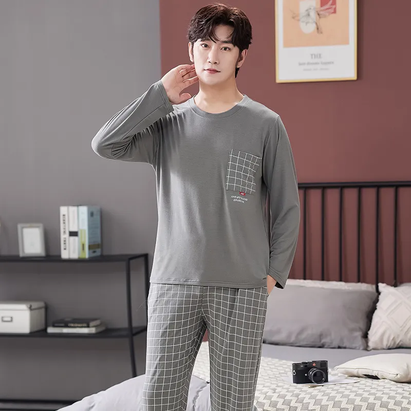 MADALLO Pajama Set Men's Dark Gray-2