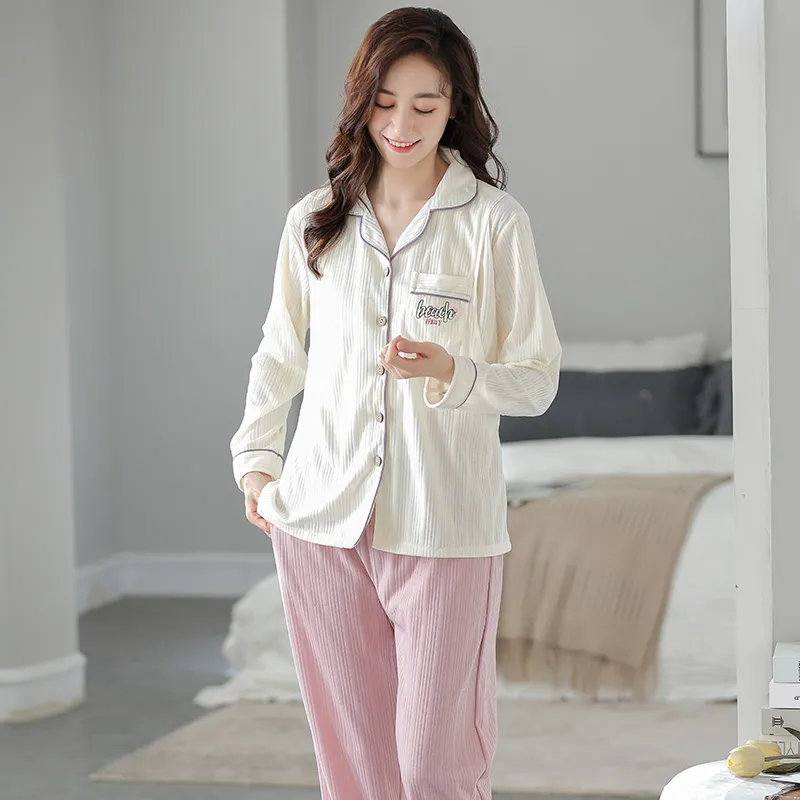 MADALLO Pajama Set Women's Pink Purple-1