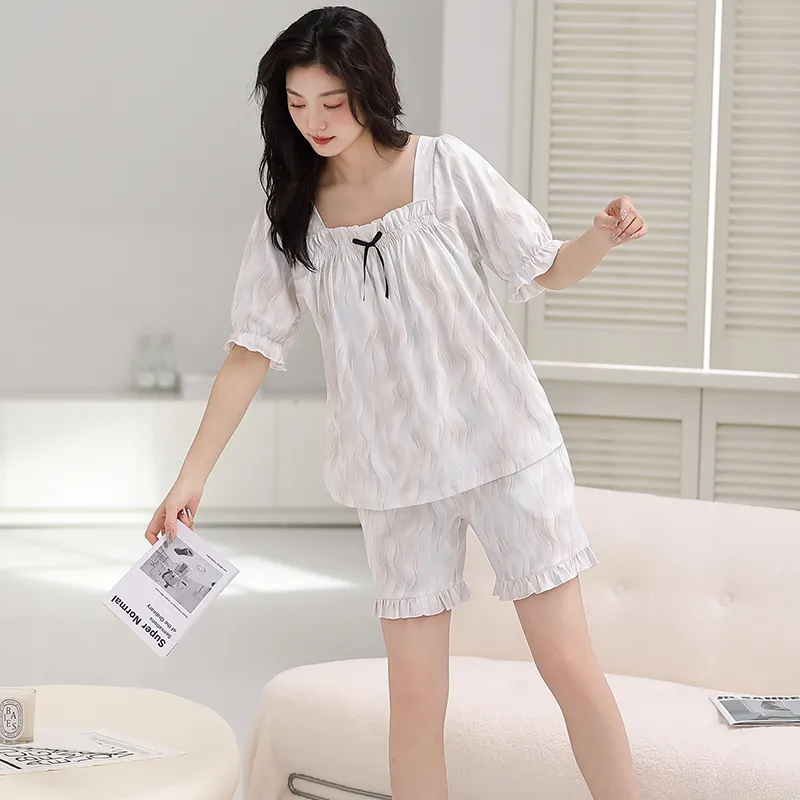 MADALLO Pajama Set Women's White-5