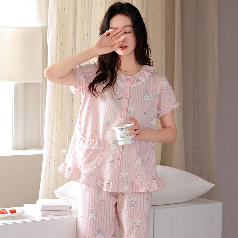 MADALLO Pajama Set Women's Pink-3