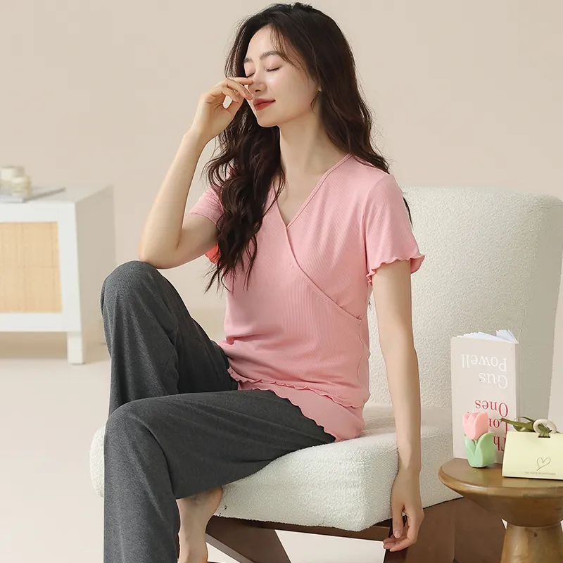 MADALLO Pajama Set Women's Pink-2
