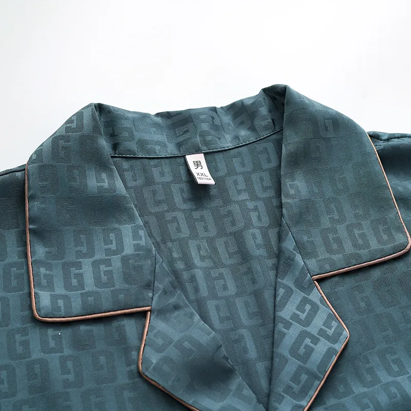 MADALLO Pajama Set Men's Peacock Green-2