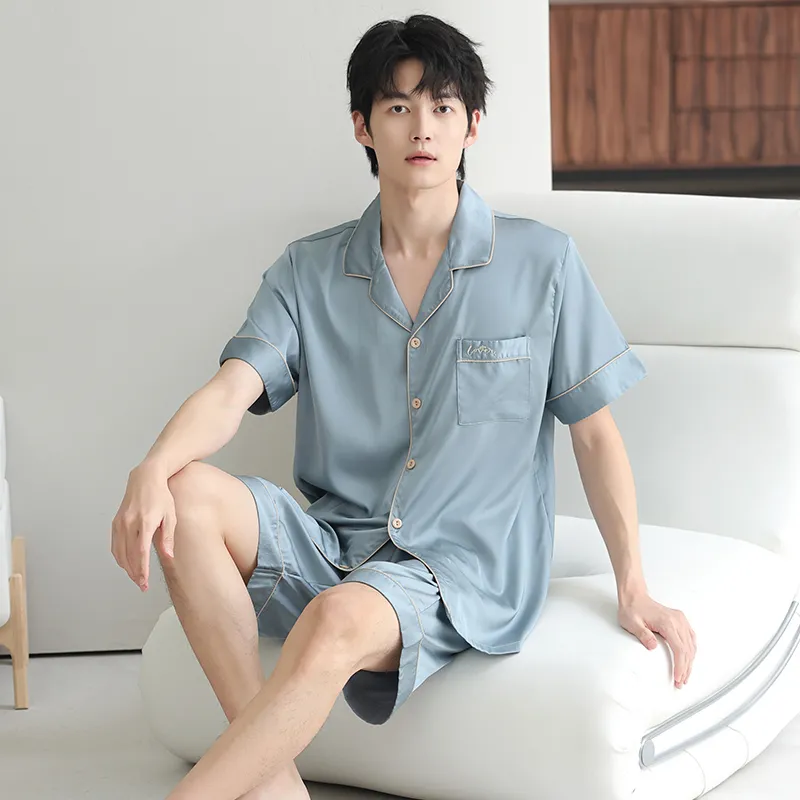 MADALLO Pajama Set Men's Light Blue-2