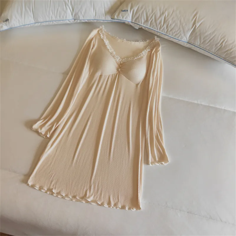 MADALLO Women's Nightgowns-24