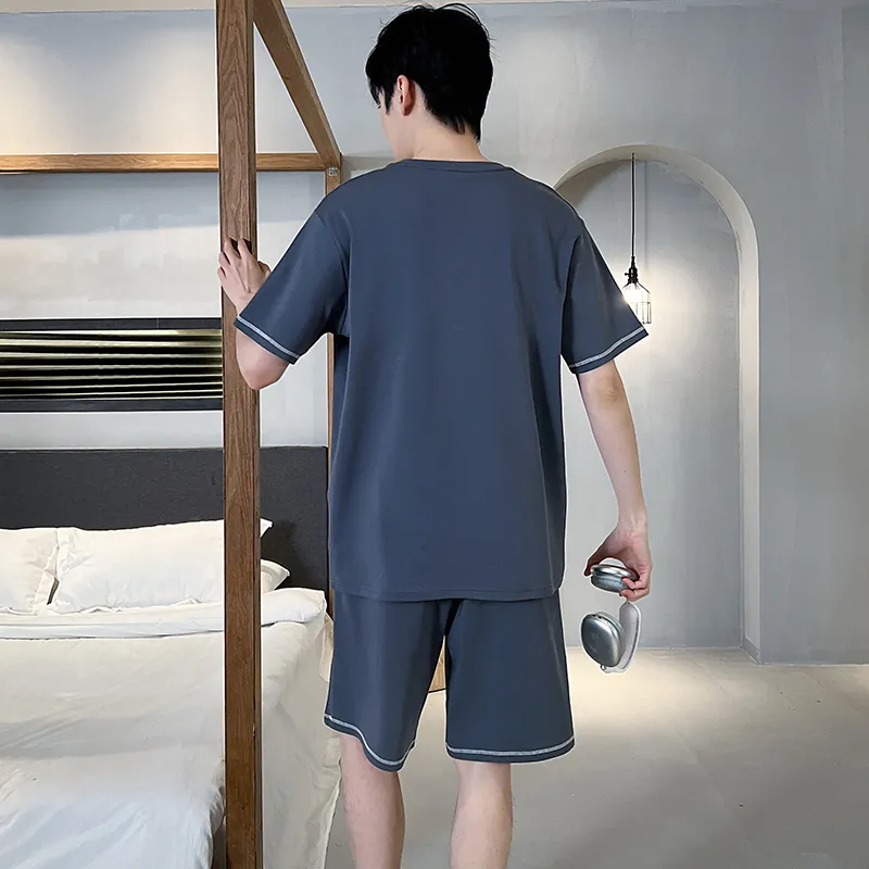 MADALLO Pajama Set Men's Slate Gray-1