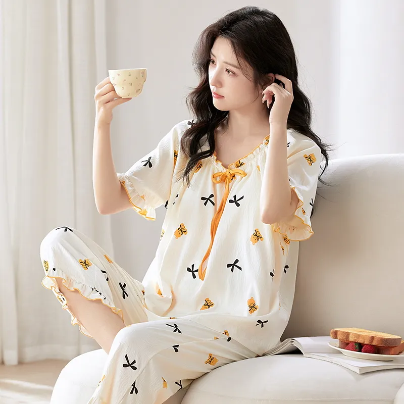 MADALLO Pajama Set Women's White-4