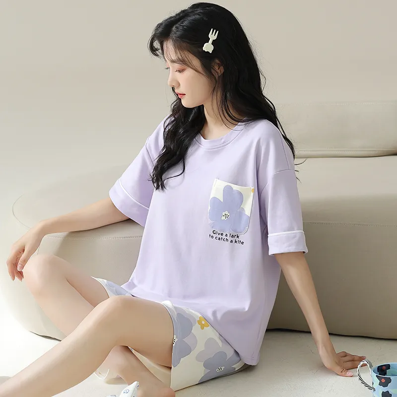 MADALLO Pajama Set Women's Light Lavender-6