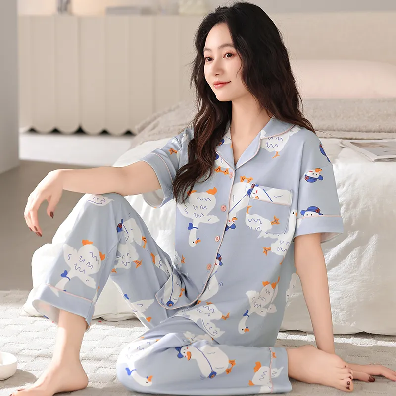 MADALLO Pajama Set Women's Sky Blue-2