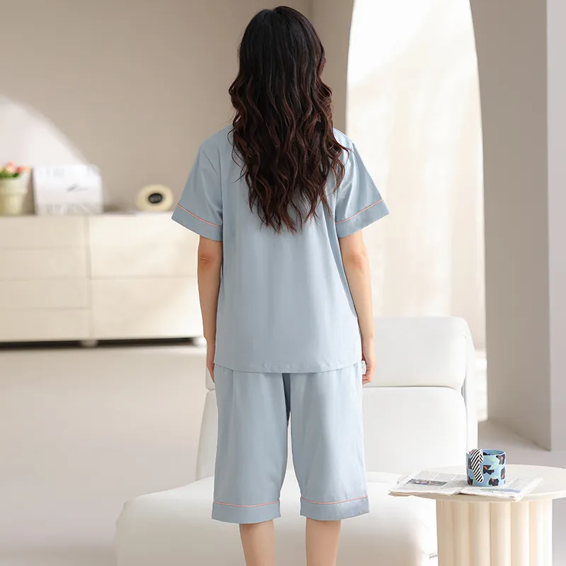 MADALLO Pajama Set Women's Sky Blue-4