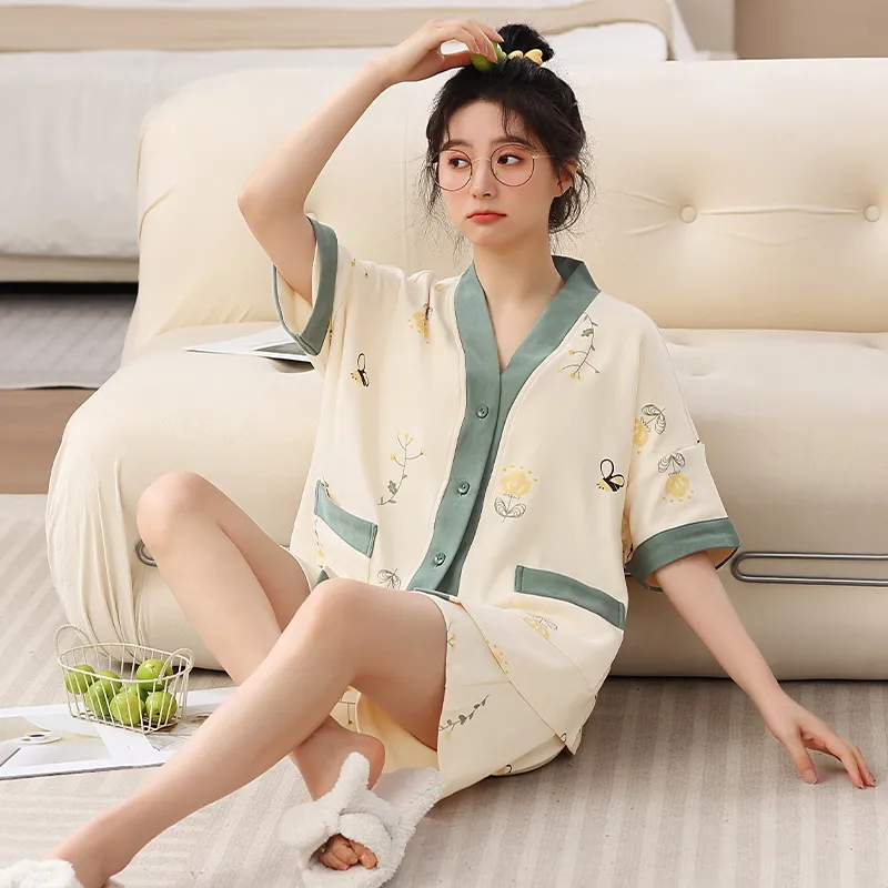 MADALLO Pajama Set Women's Apricot-7