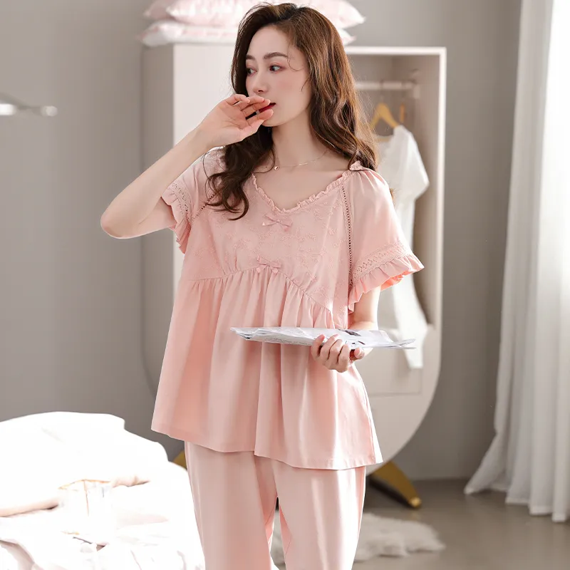 MADALLO Pajama Set Women's Pink-5