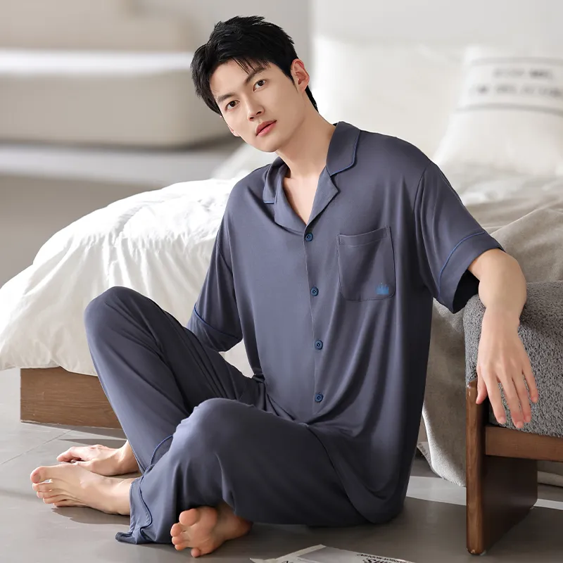 MADALLO Men Pajama Sets-4