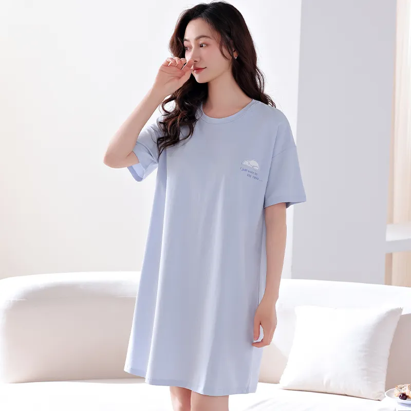 MADALLO Nightgown Women's Sky Blue-5