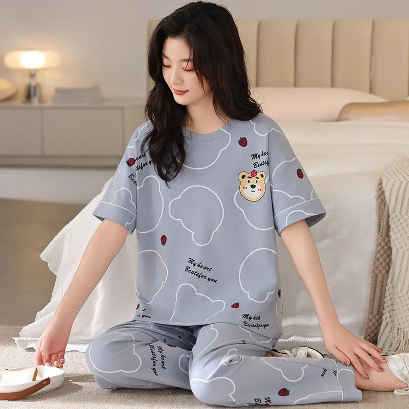 MADALLO Pajama Set Women's Sky Blue-4