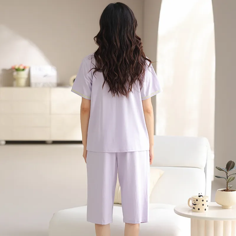 MADALLO Pajama Set Women's Light Purple-4