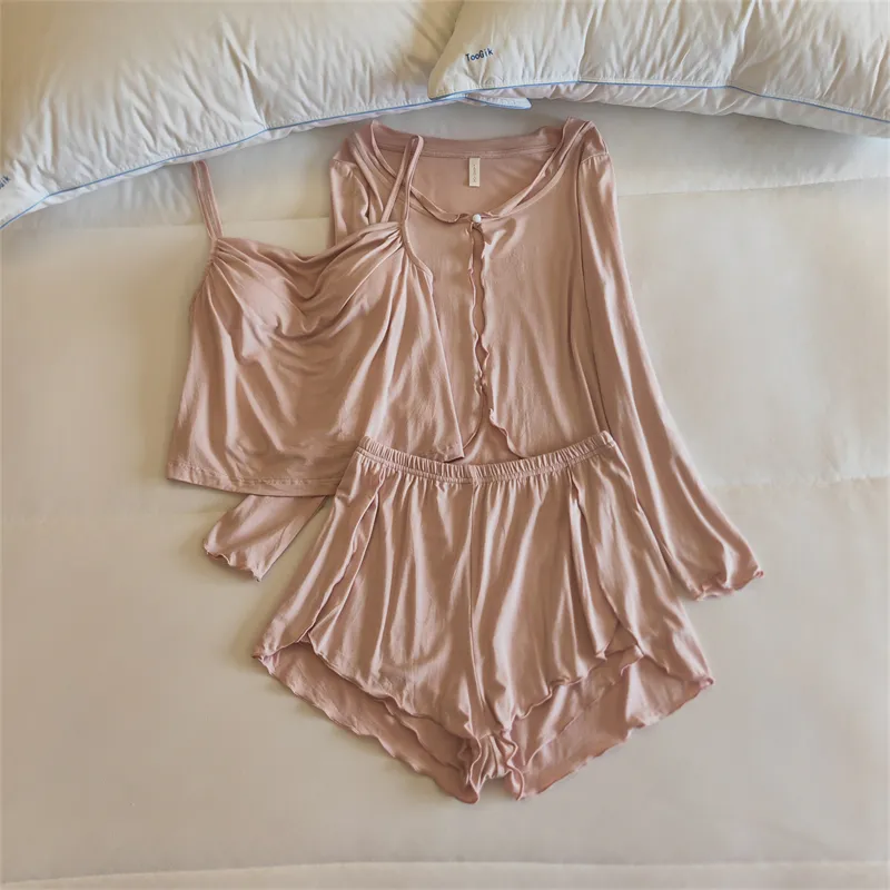 MADALLO Pajama Set Women's Nude Pink-3