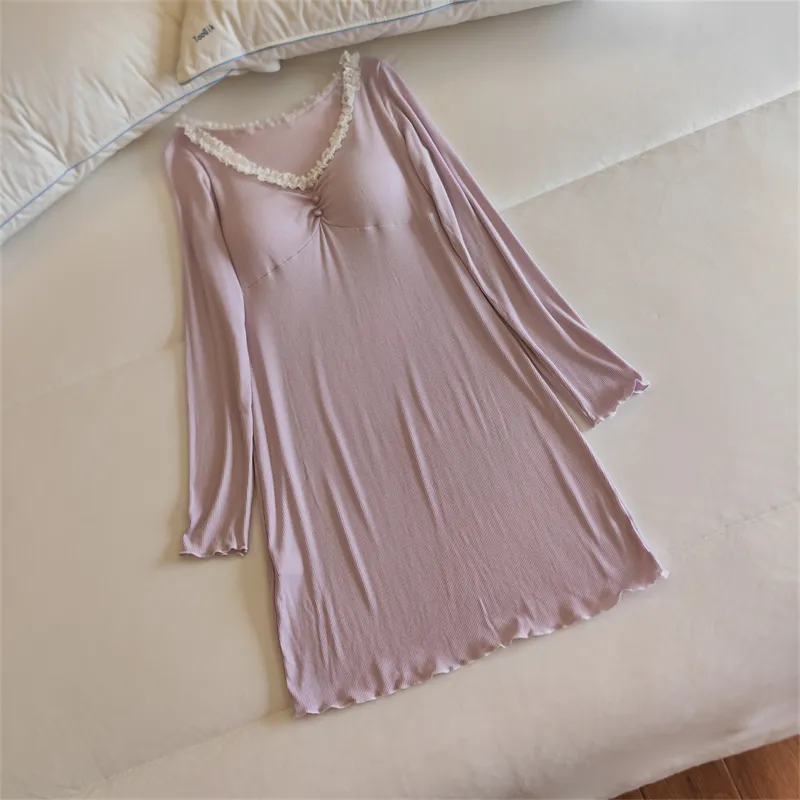 MADALLO Women's Nightgowns-9