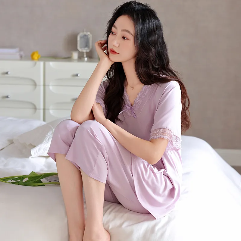 MADALLO Pajama Set Women's Violet-2