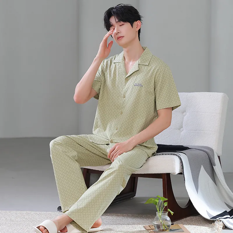 MADALLO Pajama Set Men's Matcha-6