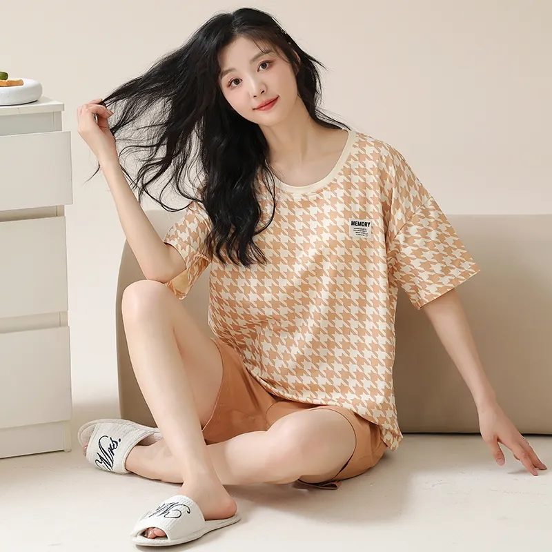 MADALLO Pajama Set Women's Earth Yellow-4
