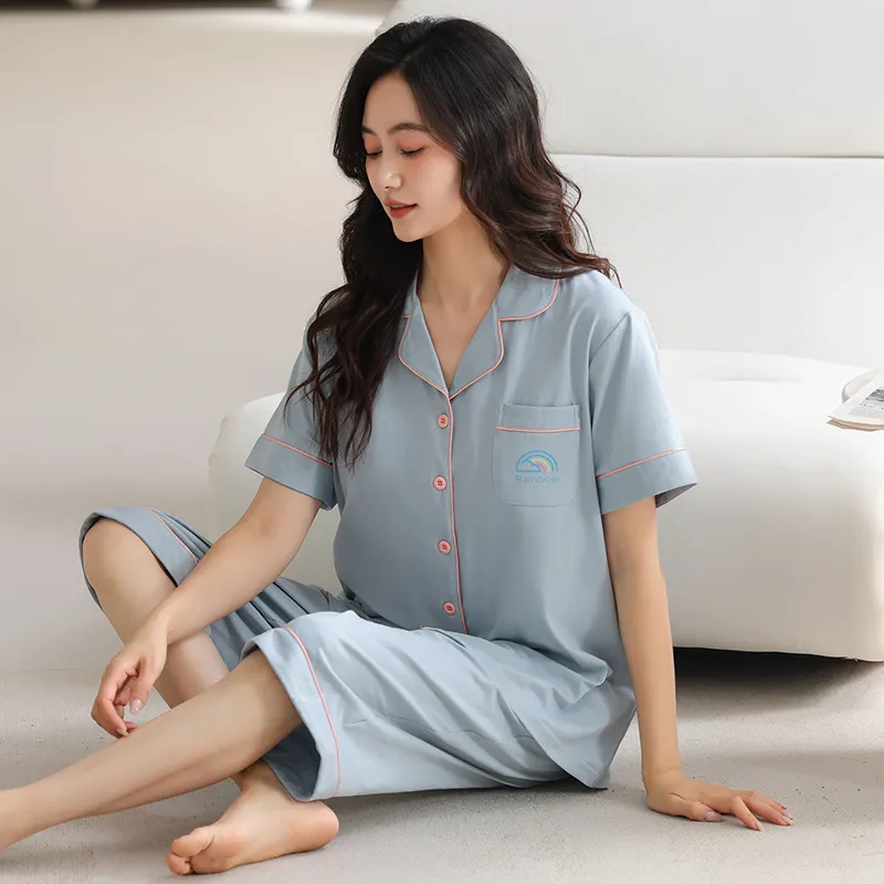 MADALLO Pajama Set Women's Sky Blue-5