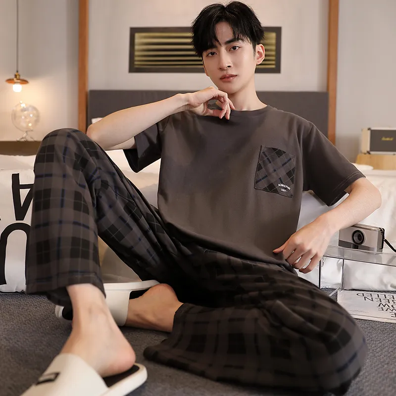 MADALLO Pajama Set Men's Dark Brown-3