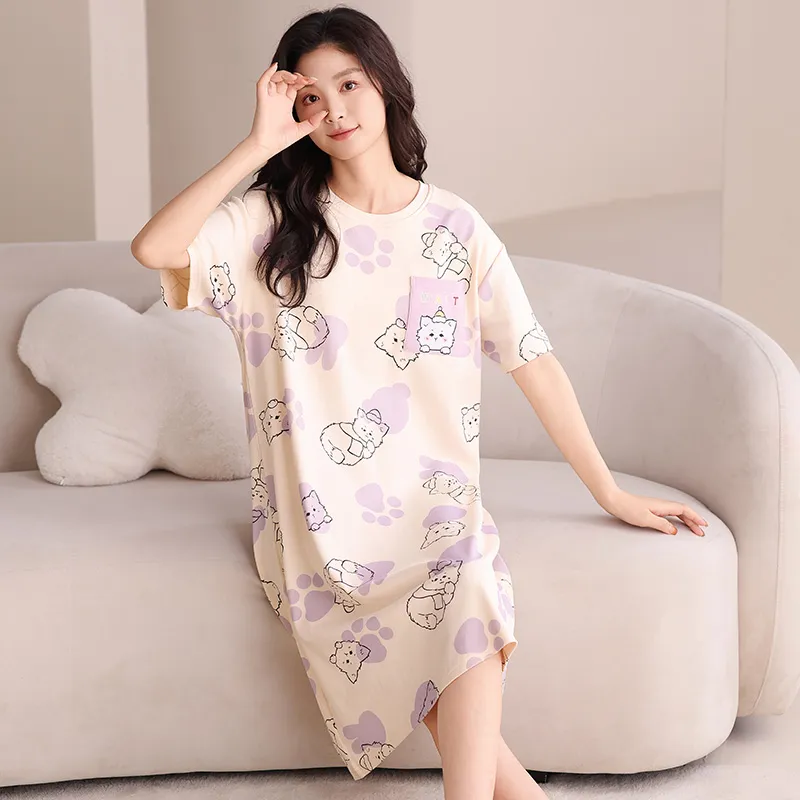 MADALLO Women's Nightgowns-3