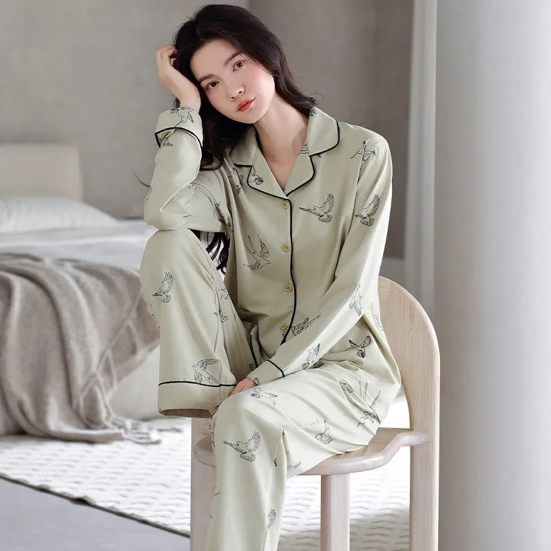 MADALLO Pajama Set Women's Light Green-1