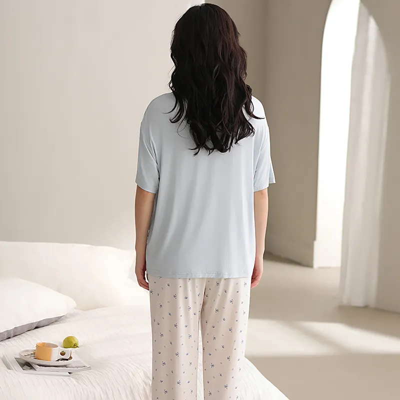 MADALLO Pajama Set Women's Sky Blue-7