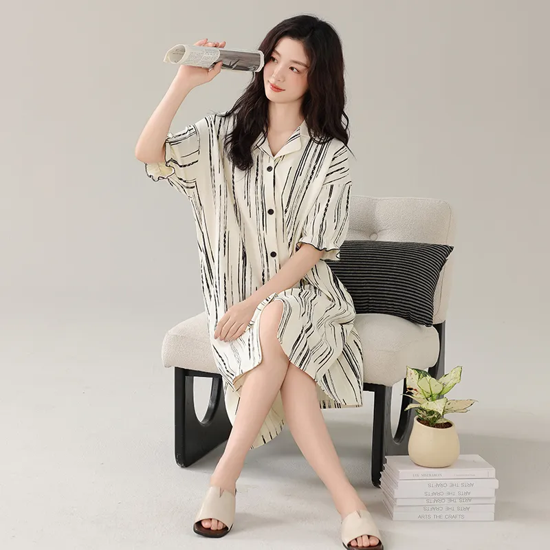 MADALLO Women's Nightgowns-3
