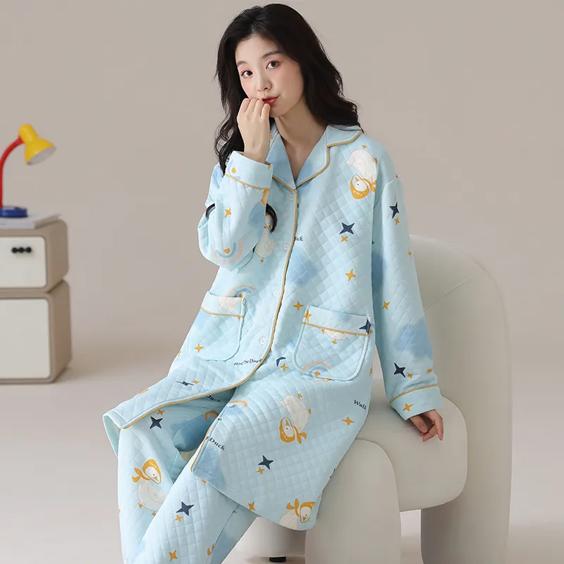 MADALLO Pajama Set Women's Sky Blue-3