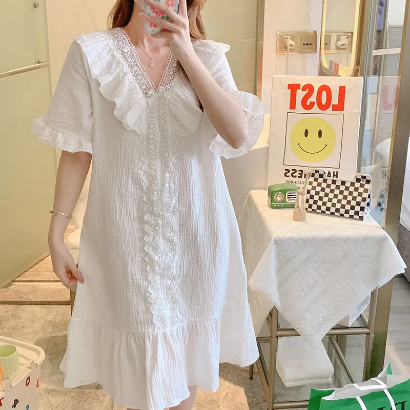 MADALLO Nightgown Women's White-2