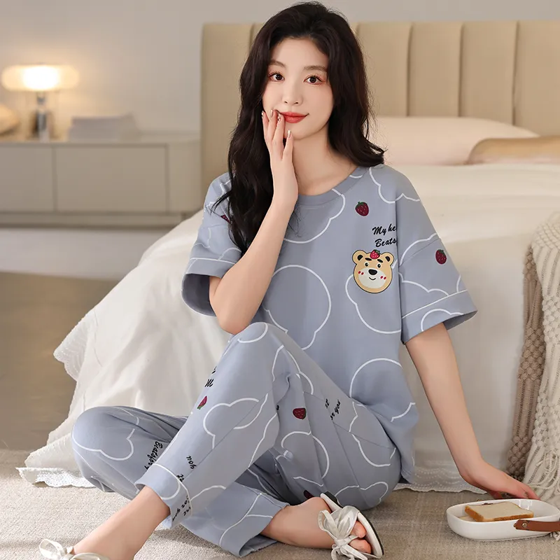 MADALLO Pajama Set Women's Sky Blue-5