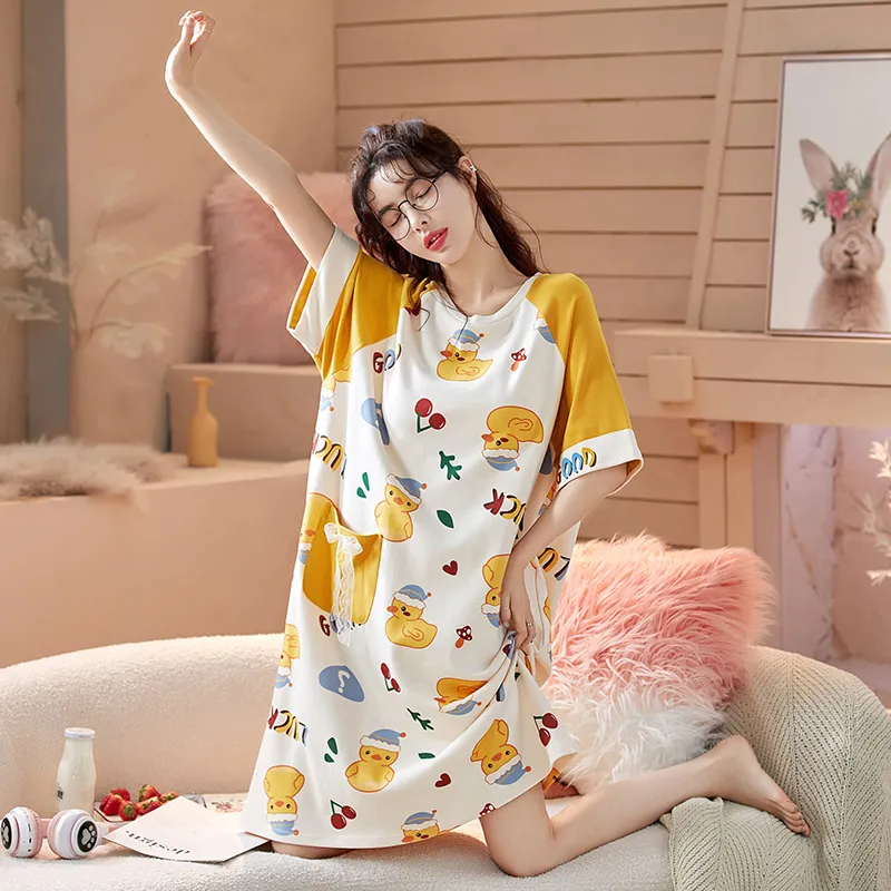 MADALLO Nightgown Women's Sunflower-3