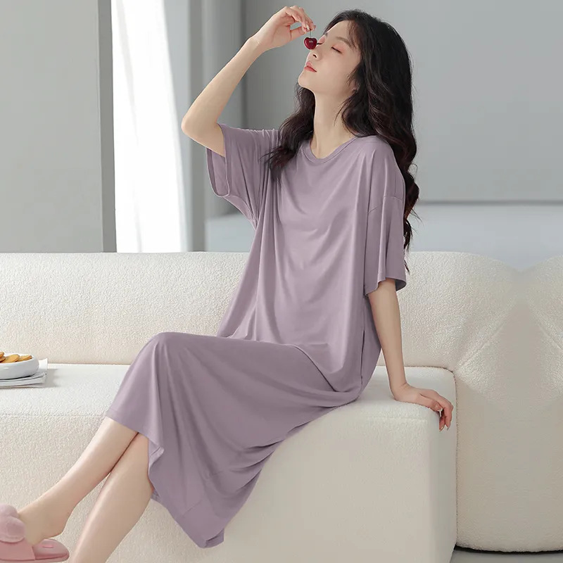 MADALLO Nightgown Women's Violet-4