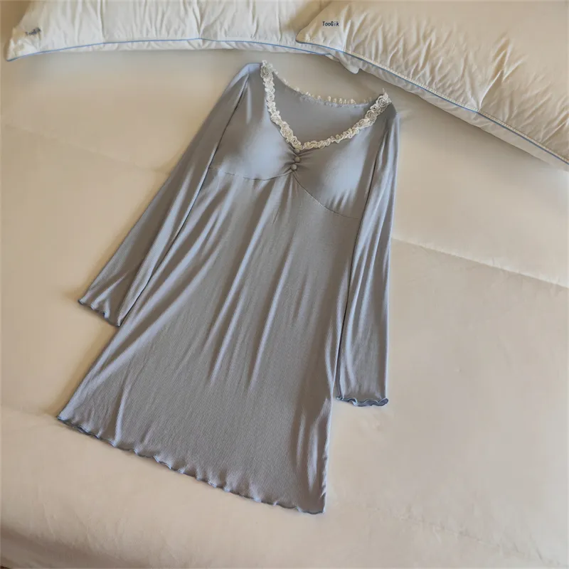 MADALLO Women's Nightgowns-31